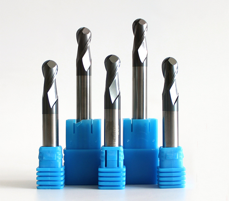 华泰60度超微粒球头钨钢铣刀cnc数控合金涂层球刀r5mmx10x75长