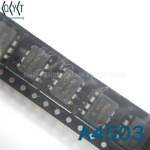 全新 A4503 HCPL-4503 SOP8 光电耦合器 贴片高速光耦 电子元器件
