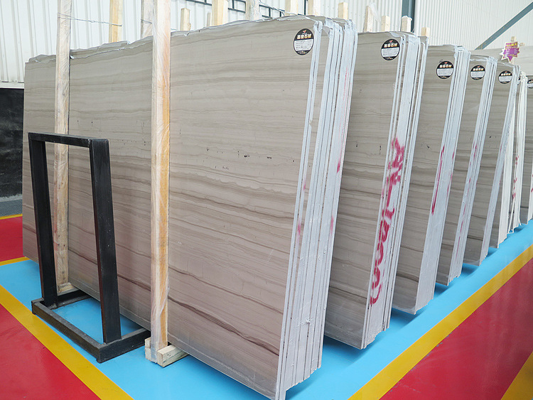 嘉岩石材 天然雅典木纹石 1.8cm加厚大理石板 ay10002