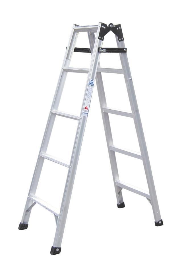 宝富电力rtcl-7铝合金梯子家用铝合金梯人字梯折叠梯子七阶直马梯