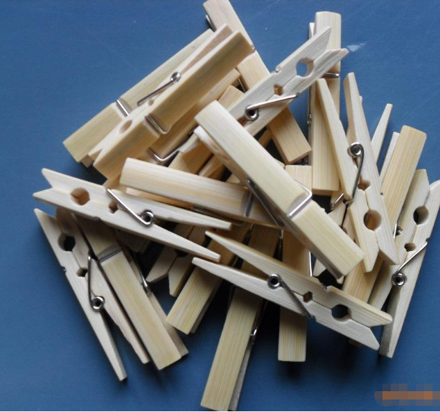 竹夹 天然竹夹子 10个装竹衣夹 一元日用百货