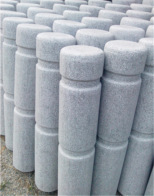 广州仿花岗岩车止石,挡车石柱生产厂家批发