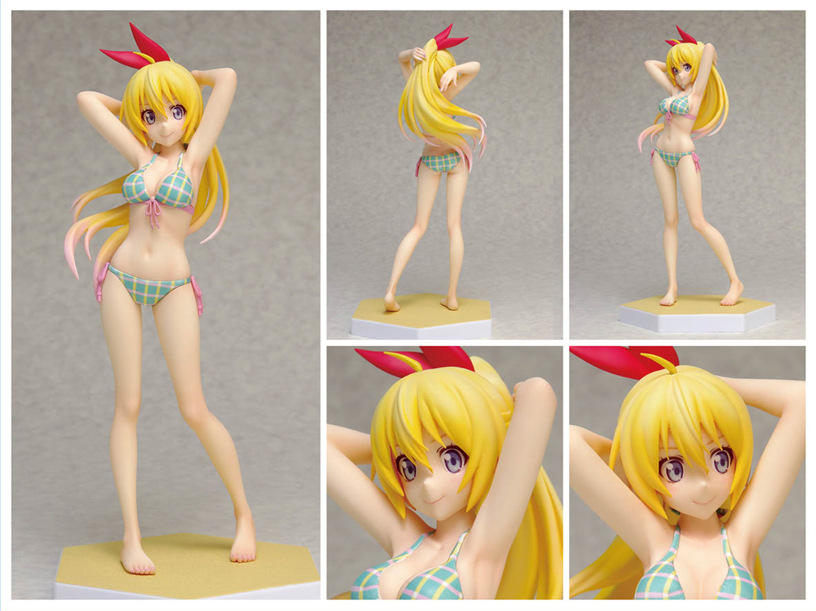 动漫周边wave beach queens 伪恋 桐崎千棘泳装水着手办摆件