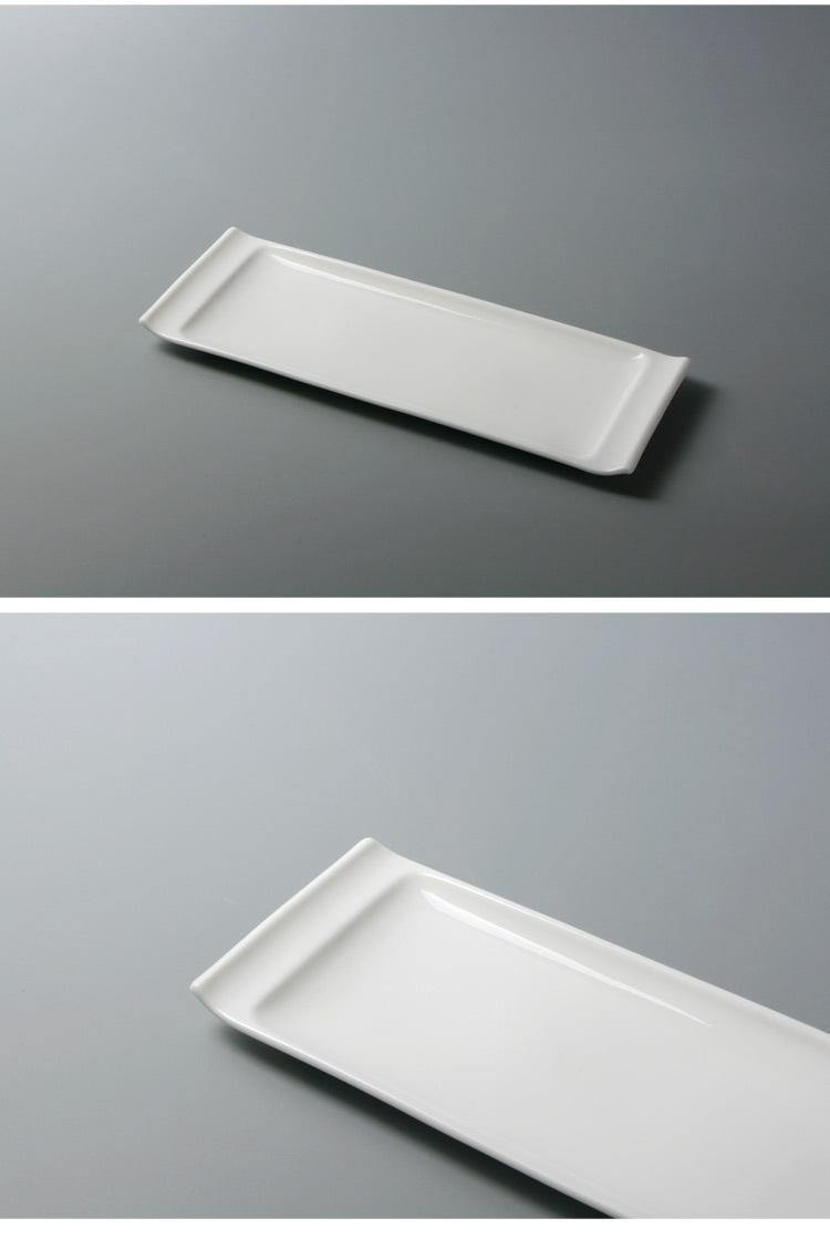 批发潮州日用陶瓷餐具 长条盘 韩式烤肉盘寿司盘 长方托盘