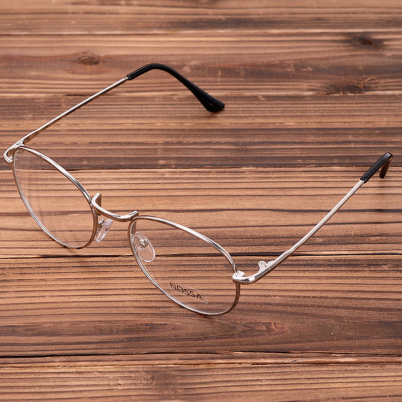 Wholesale Copper Glasses Frame Women Men Retro Round Metal Eyeglasses