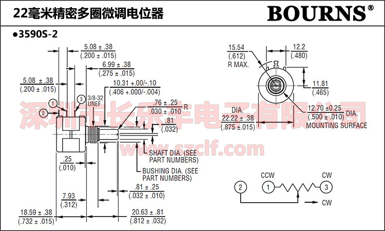 组合套装2:进口电位器3590s   国