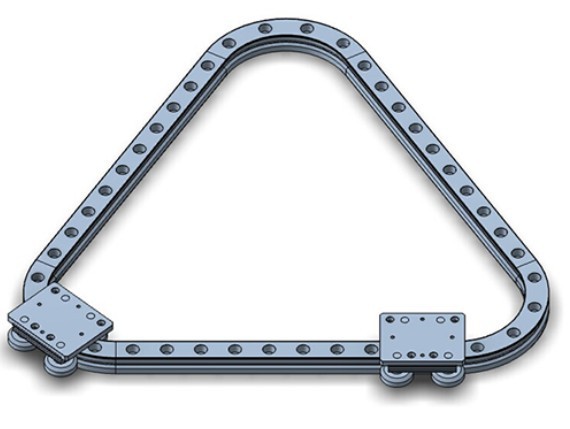 bnkm厂家生产提供圆弧导轨 弧形导轨 环型轨道