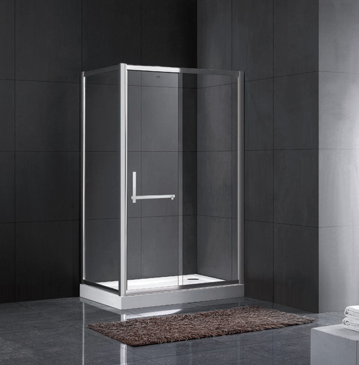 埃帝利淋浴房厂家直销方形8mm钢化玻璃成品淋浴房 单开门浴房