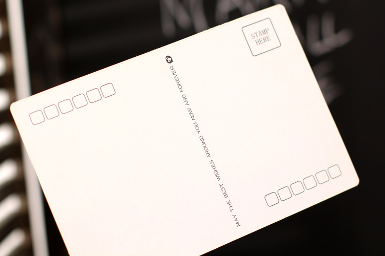 065 个性创意明信片定制 复古欧美diy巴黎塔风景创意贺卡 可定做