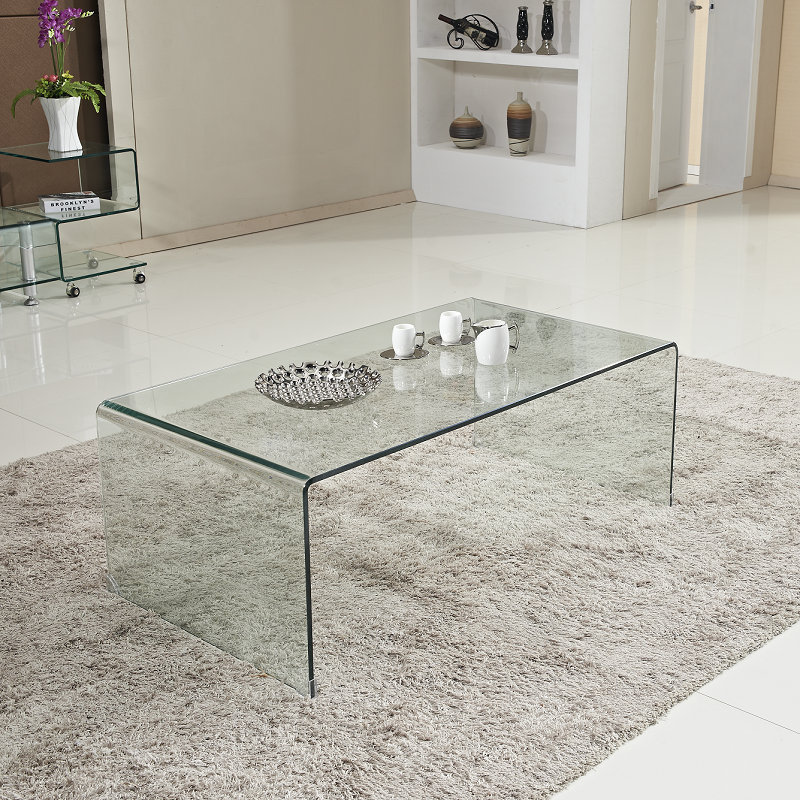 厂家茶几 热弯茶几 全玻璃茶几 办公 酒店茶几 简约现代 茶桌批发