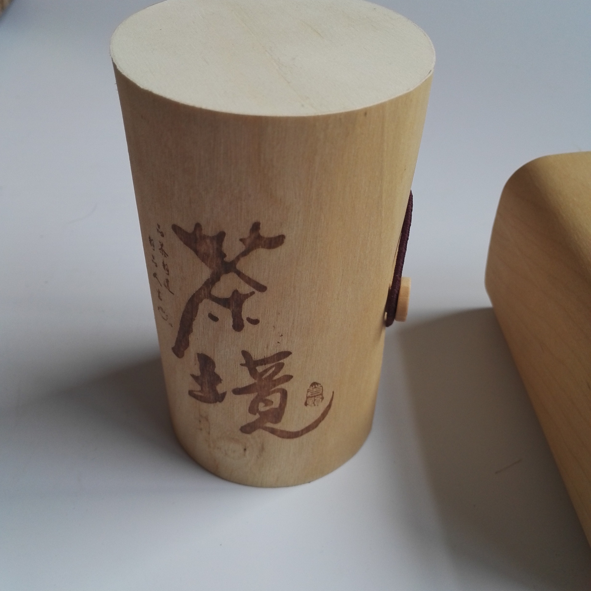 厂新款茶叶盒包装 树皮茶叶盒 茶叶木箱 定制 时尚软木包装批发