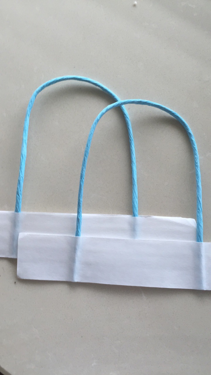 手提袋牛皮纸绳白色单股纸手提袋绳子尼龙绳包装绳针通纸绳子伞绳