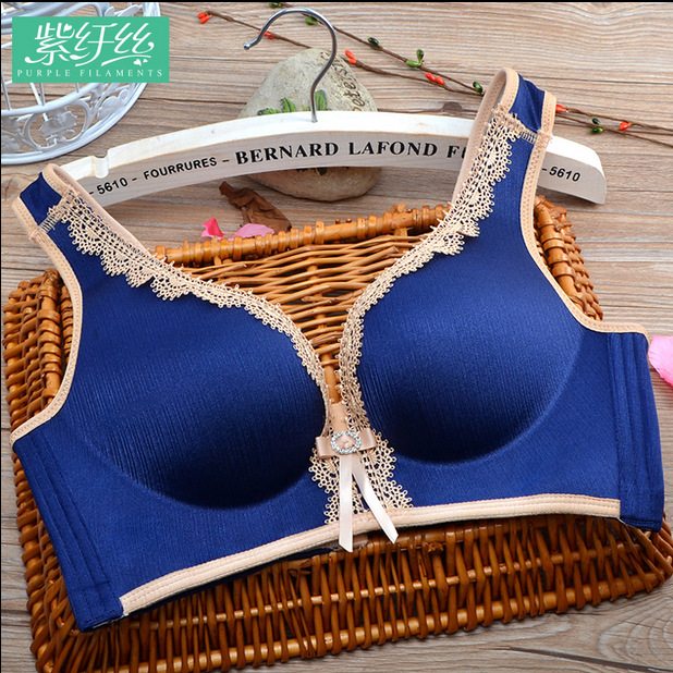 香沫儿宫廷美背拉丝无痕无钢圈调整型文胸 厚小胸聚拢收副乳内衣 ￥