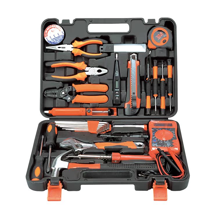 电工款五金工具箱 家用手动工具 组合套装 维修工具