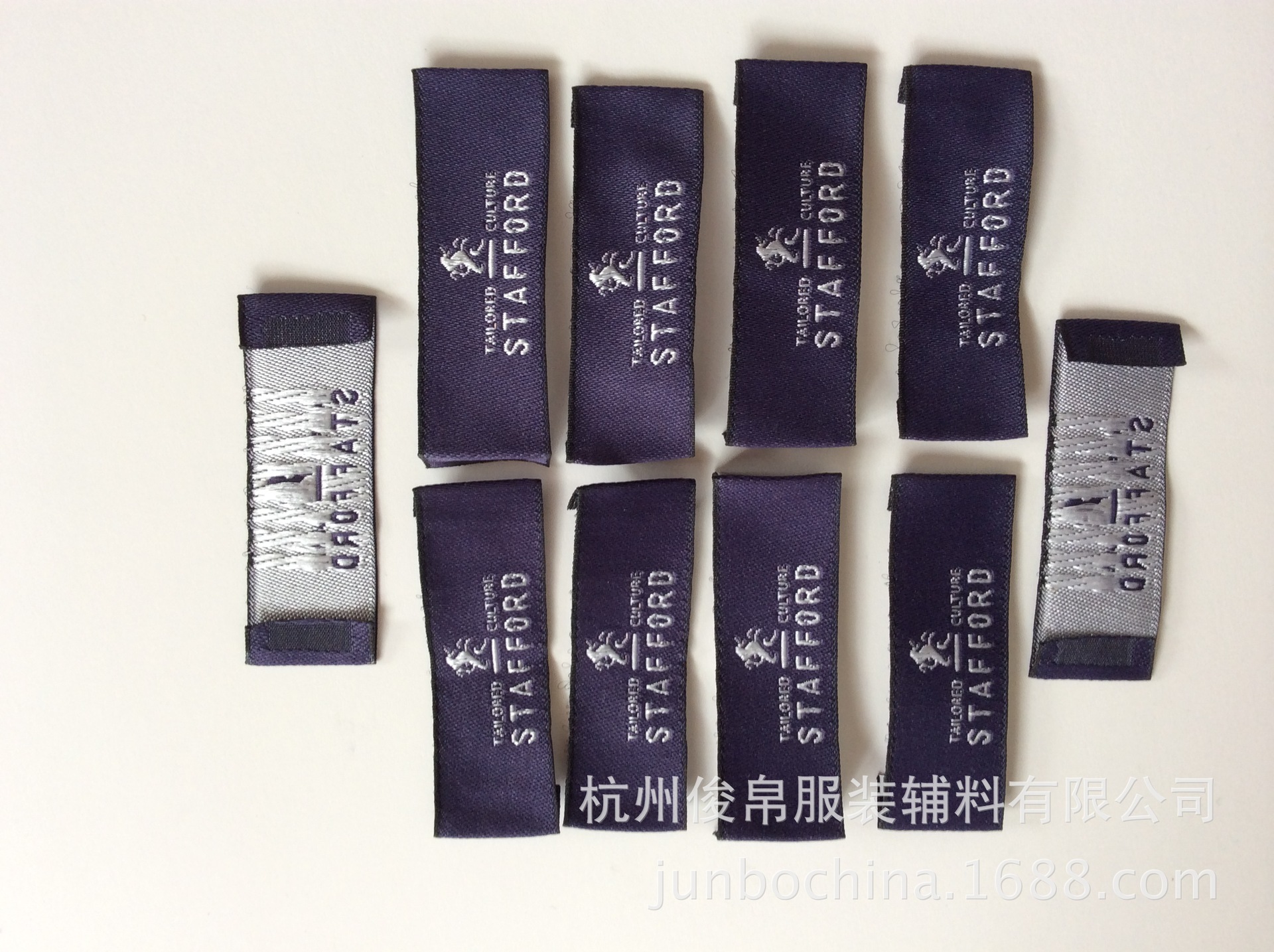 商标领标服装商标平面高密织唛厂家定做免费设计织唛