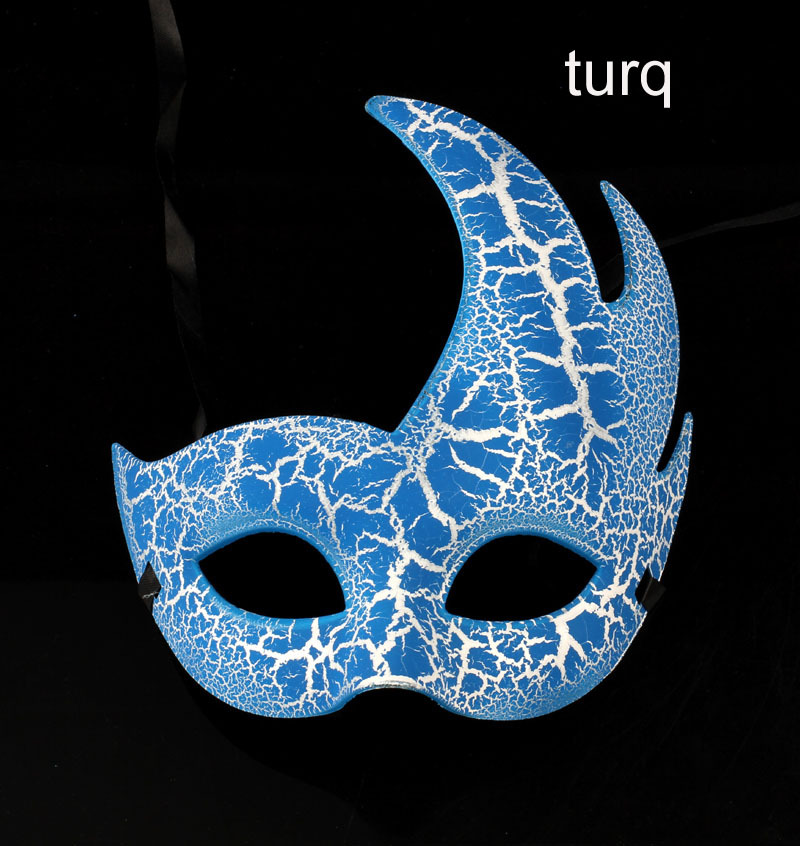 时尚裂纹火焰面具 舞会酒吧 表演 万圣节面具 义乌厂家批发 混色