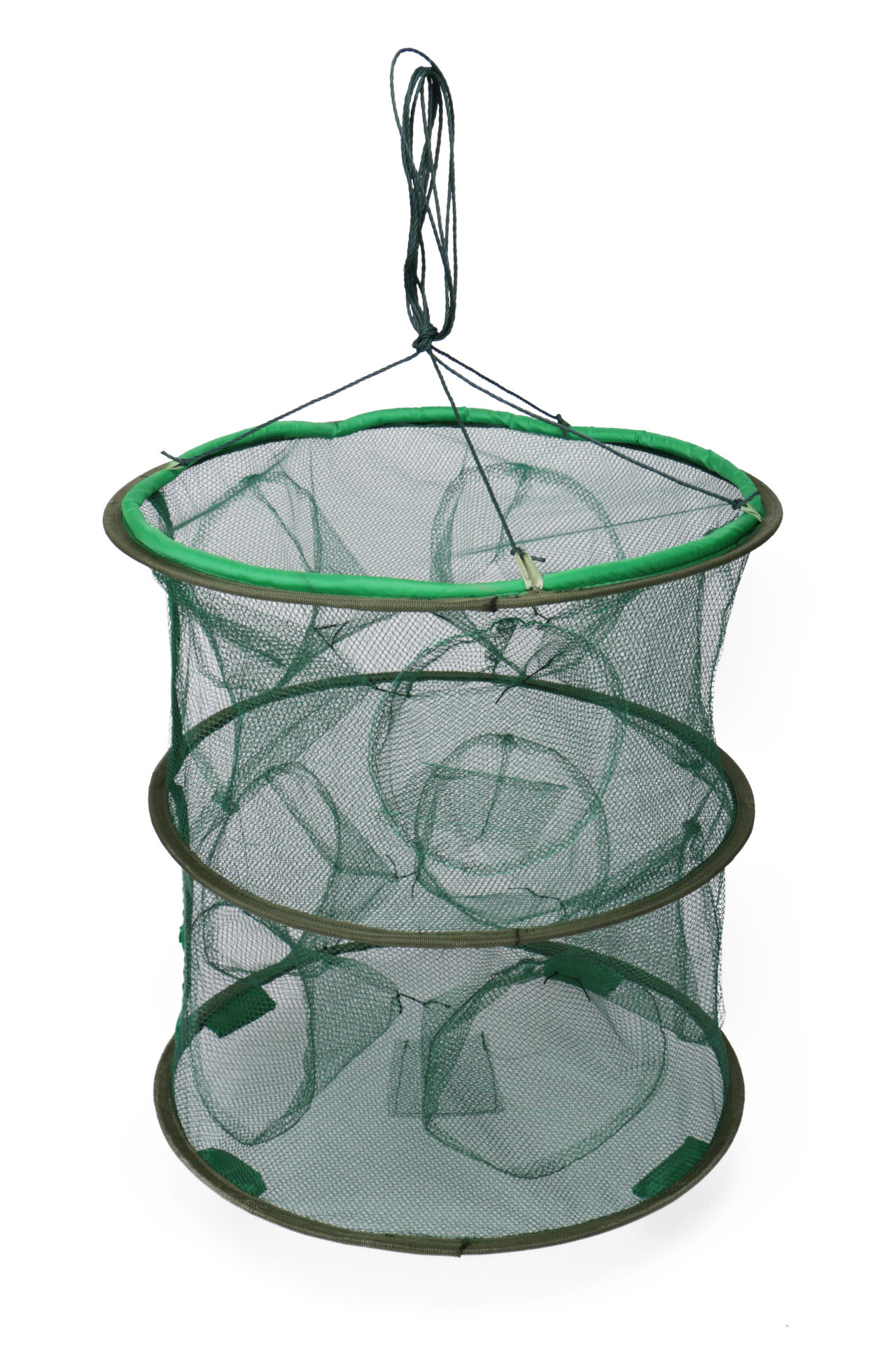 自动渔网 圆形全自动虾笼 双层自动捕渔网圆形渔网