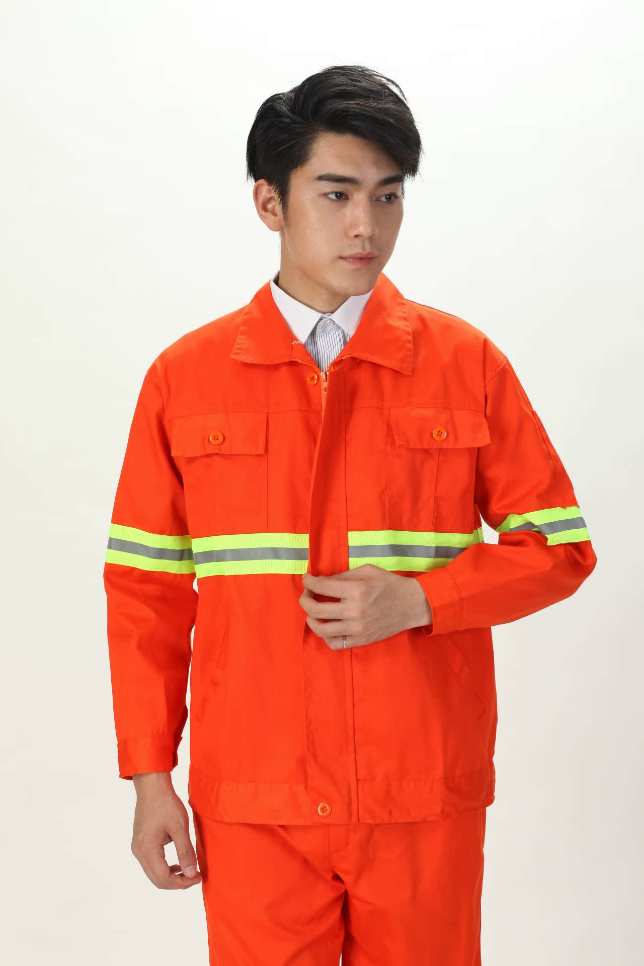 环卫服 环卫工作服长袖套装 反光清洁工服劳保服道路施工园林绿化