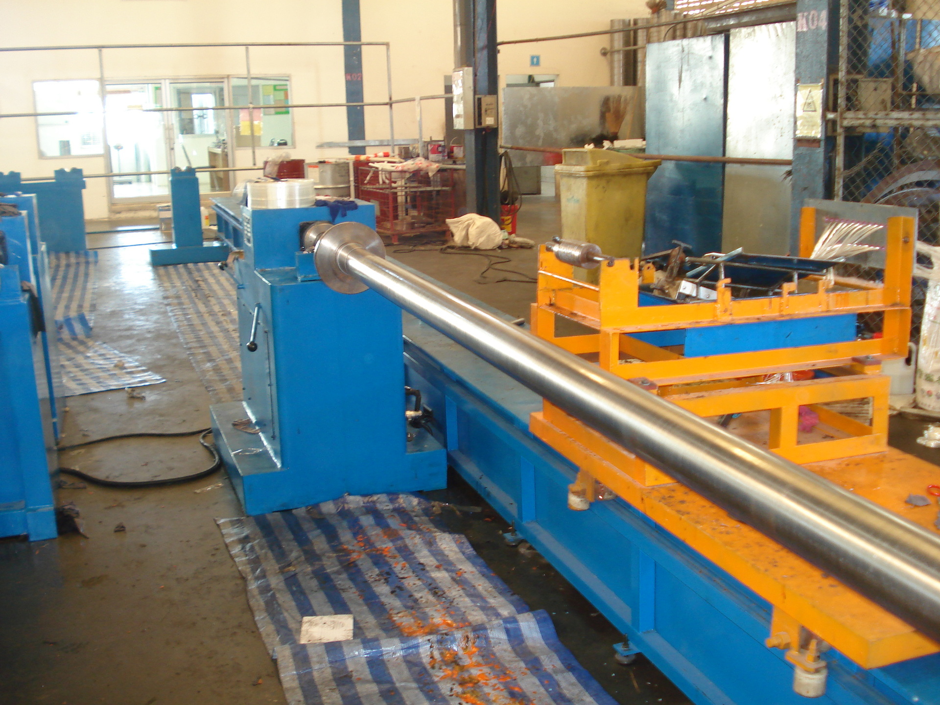 新型玻璃钢电缆管缠绕机化粪池缠绕机防腐管道缠绕机13