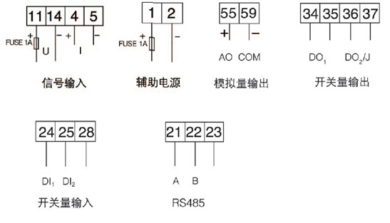供应安科瑞PZ系列组合数字式多功能表PZ72-DE直流检测仪表