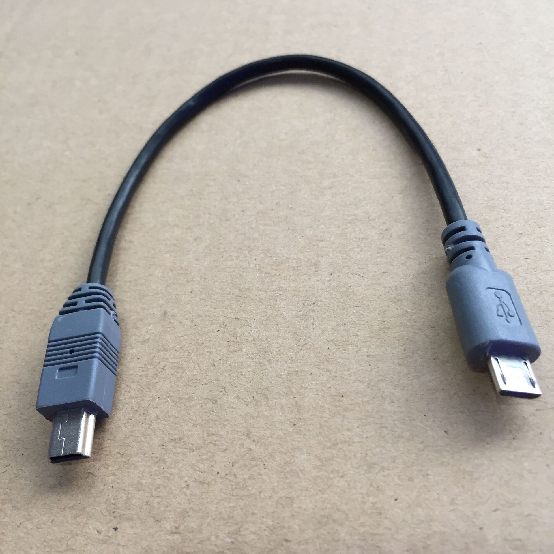 otg数据线microusb miniusb otg连接线 迈克转迷你 otg线