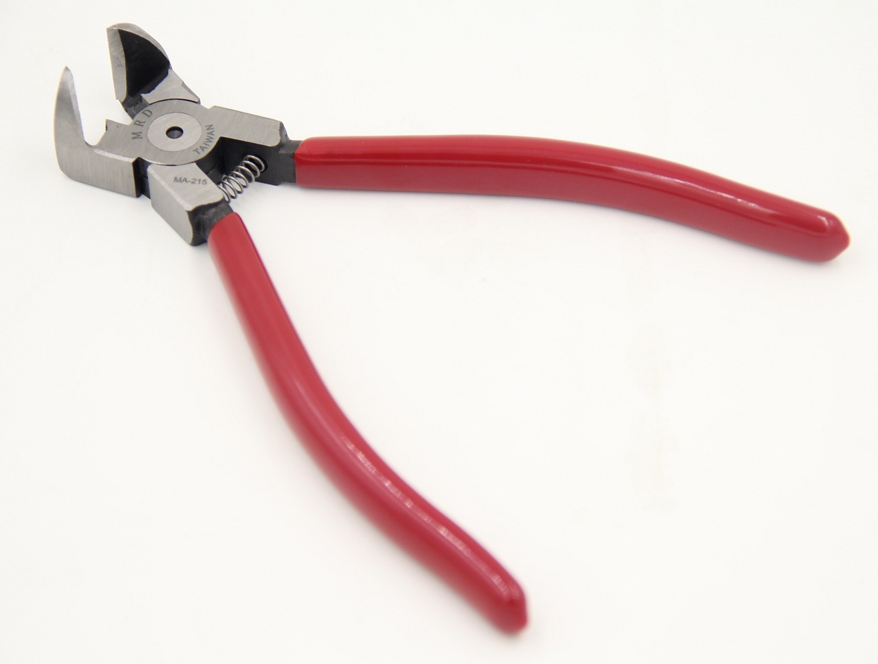 台湾快工mrd ma-215 90°度塑料斜口钳/斜嘴钳/斜角水口钳 顶切钳