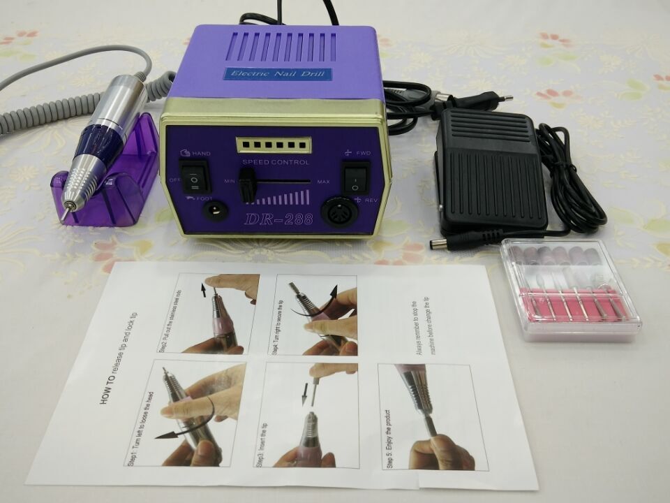 美甲打磨工具dr288打磨机电动指甲打磨机器灰指甲打磨机批发