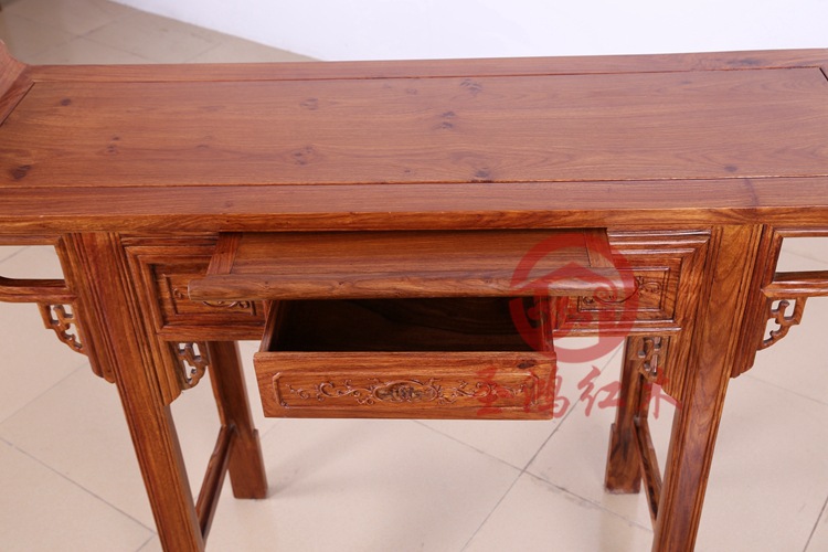 永兴红木家具刺猬紫檀花梨桥台 案台 供桌 神台