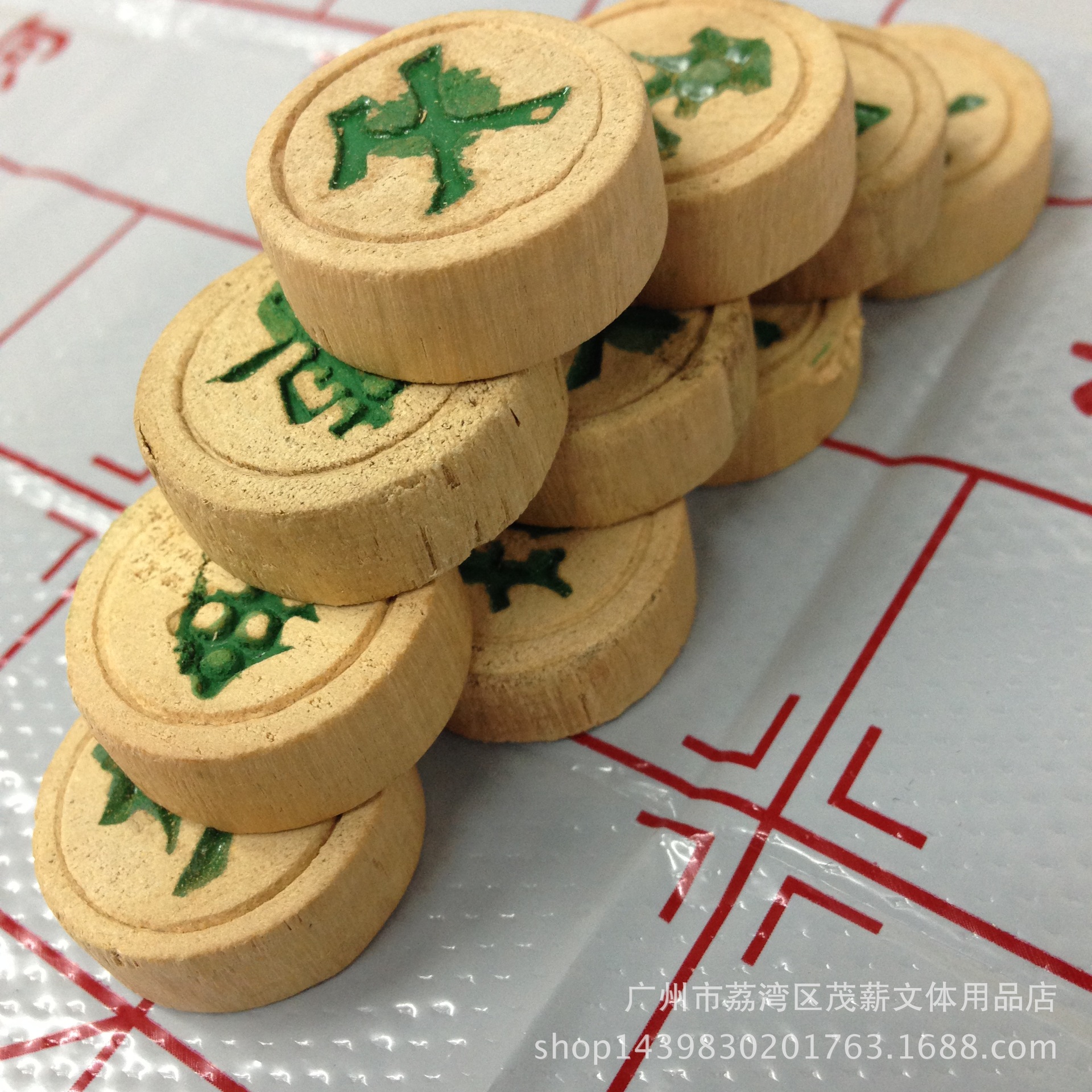 双碟胶盒木质中国象棋迷你大7821 小131方盒象棋