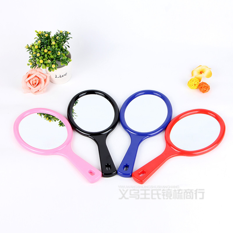 Cute Candy Color Cosmetic Mirror Portable Mini Dressing Mirror Home Beauty Makeup Handheld Small Mirror Wholesale