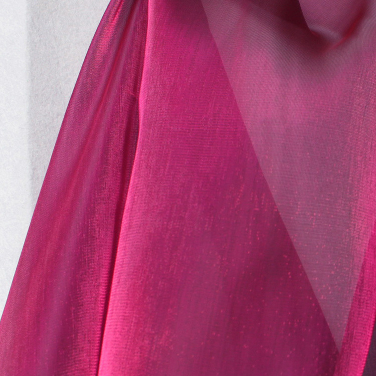 厂家供应婚纱礼服面料南韩纱 高档大方光彩夺目