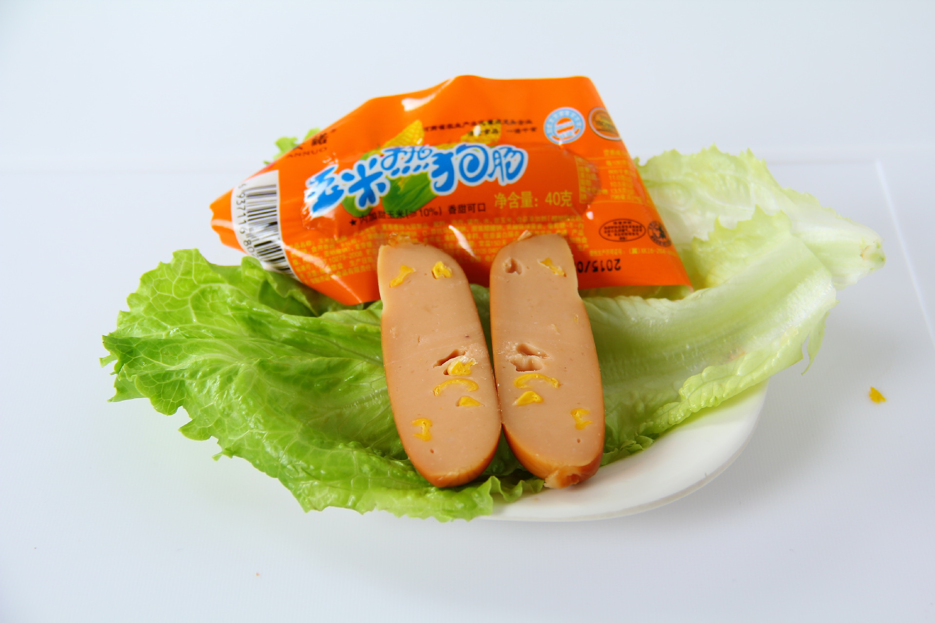 安诺玉米火腿肠40g*60袋 居家零食