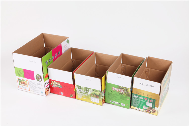 厂家供应干果包装纸箱 彩印瓦楞彩箱 专业定制各种规格食品包装箱