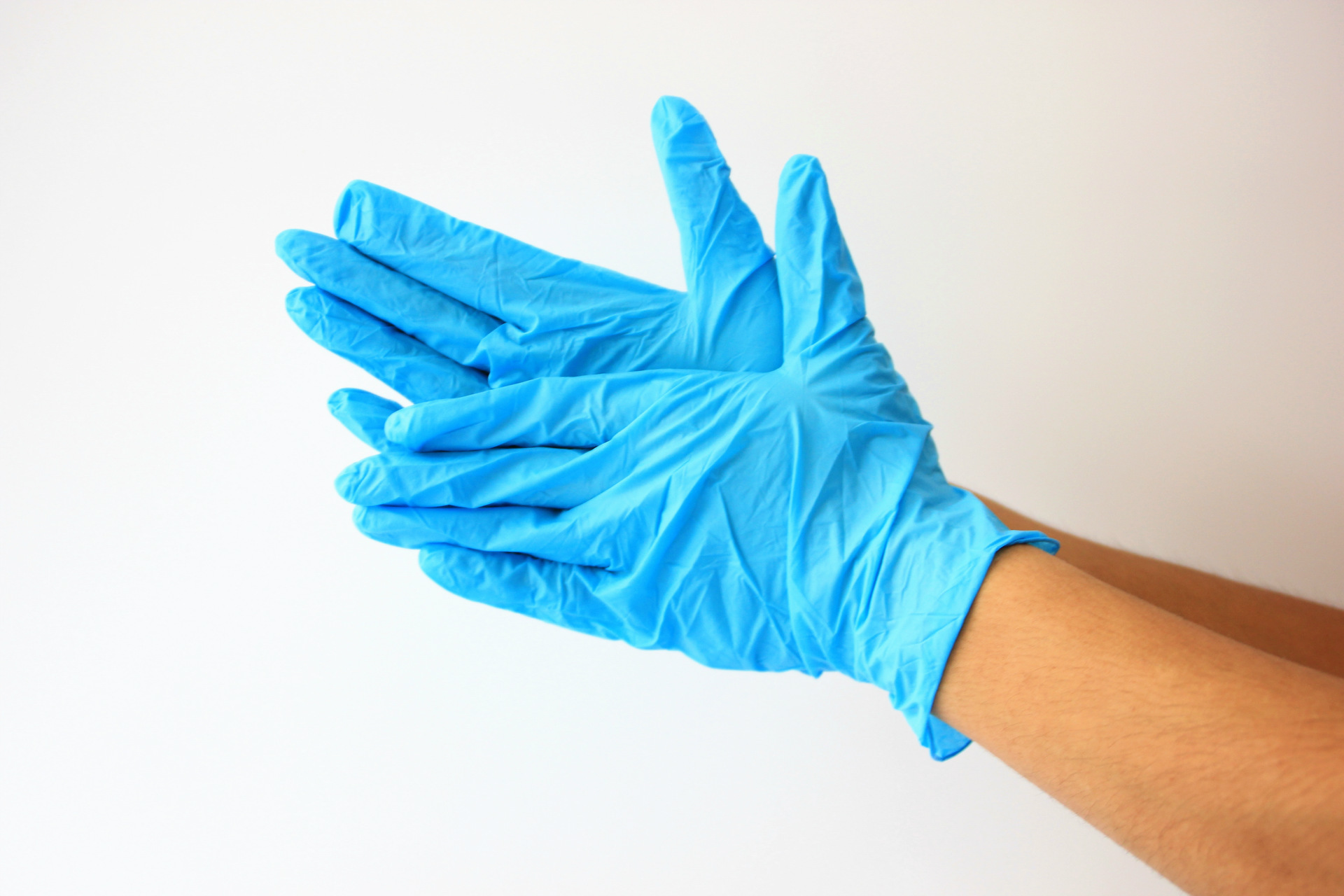 特价a级蓝薄款一次性丁腈手套实验室防油医用手套特价批发