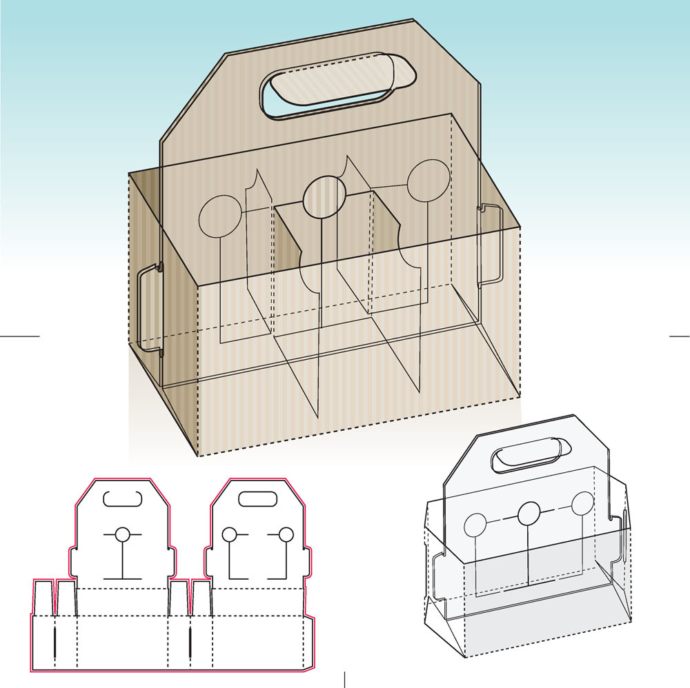 厂家直销 三层飞机盒360*260*60 加长牛皮纸飞机包装