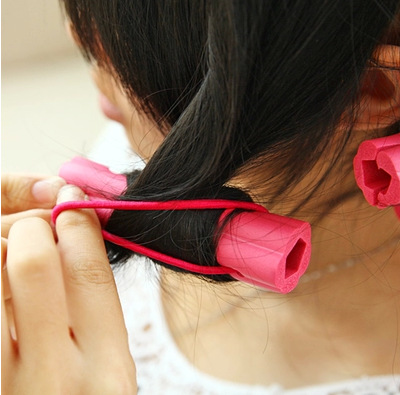 不伤发自粘卷发器 波浪卷发棒 梨花大卷发神器diy美发工具 发卷