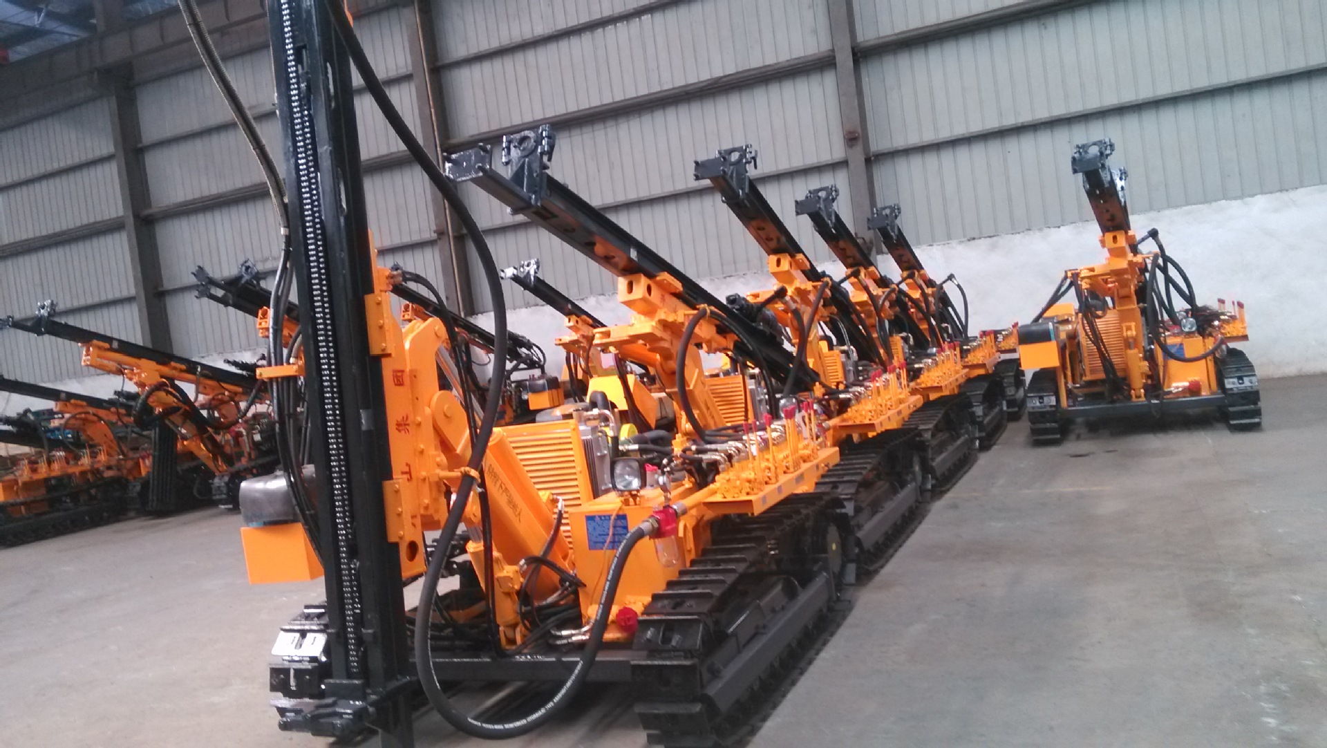 开山kg910b履带式钻车凿孔深度25m性能稳定速度