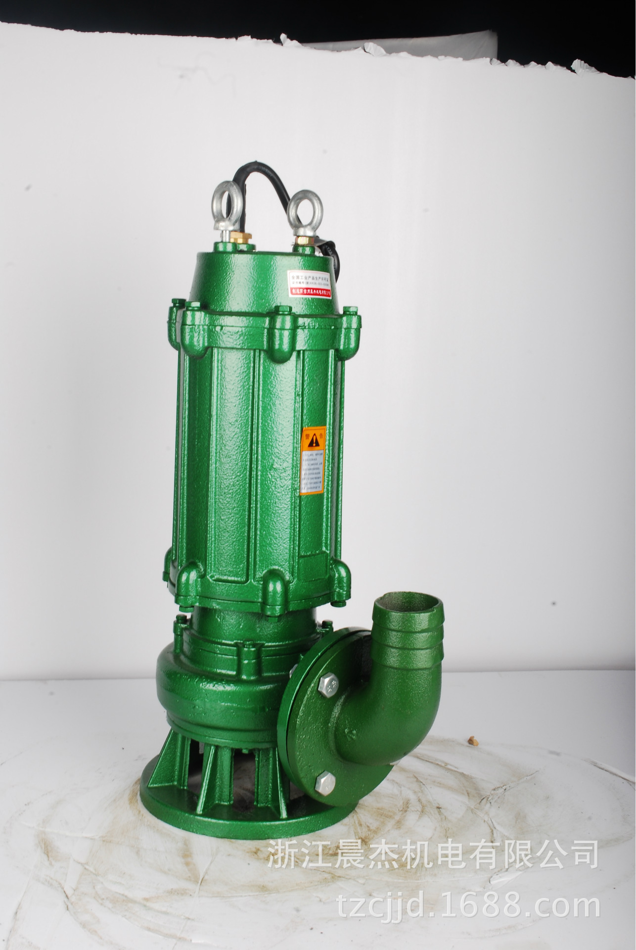 国标法兰潜水污水泵三相3kw25寸潜污泵工程无堵塞潜水污水泵