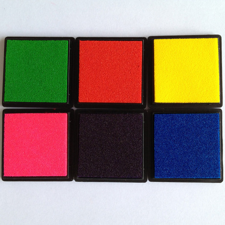 生产供应办公文教儿童彩色小印台diy手工印章用品厂家直销批发