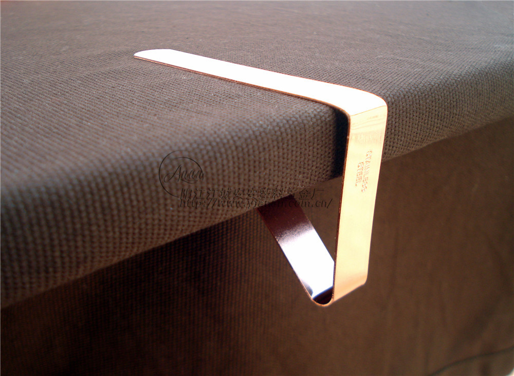 金色台布夹一体成型台布夹/镀金餐布夹/酒店餐宴台夹/桌布固定器