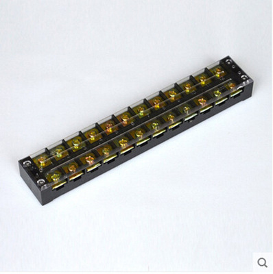 图优tb系列tb-4512固定式端子45a12位600v4平方接线端板线排