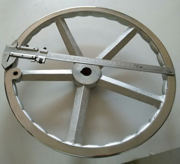 厂家直销包邮 五根筋镀锌圆轮缘铸铁手轮 五幅手轮金属材质