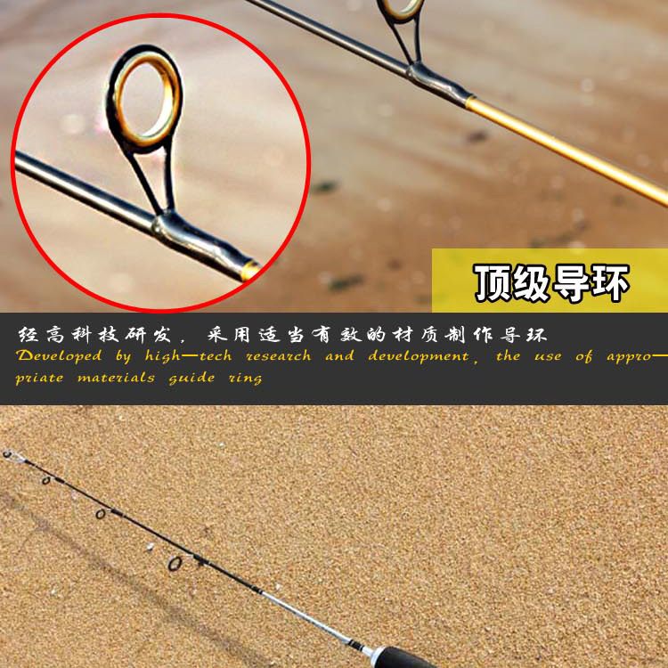 艾铂特碳素超硬冰钓竿冬钓竿短节便携式鱼竿70厘米90厘米