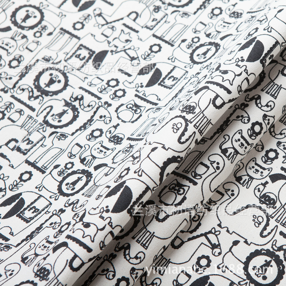 帆布布料 印花帆布 加厚 加密 淘宝爆款 大量现货