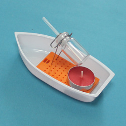 科技小制作科学实验课小制作小手工diy蒸汽船科普培训班科学实验