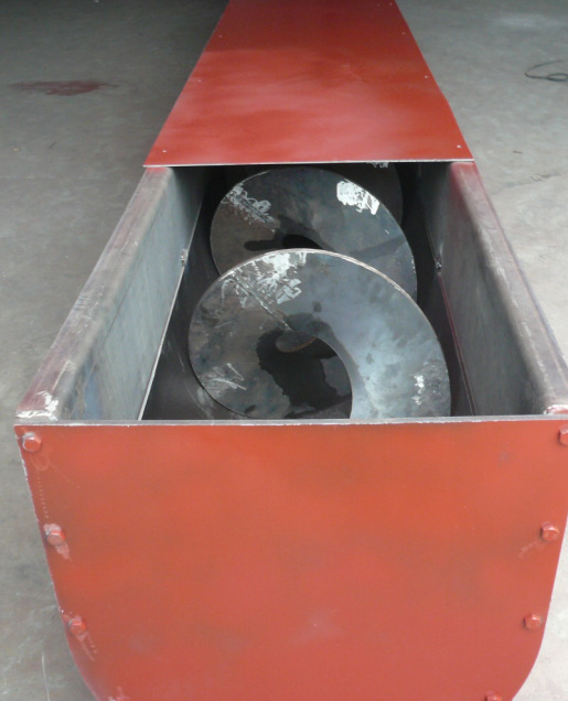 佛山隆韦螺旋自动给煤机不锈钢螺旋叶片高温搅龙绞龙输送机