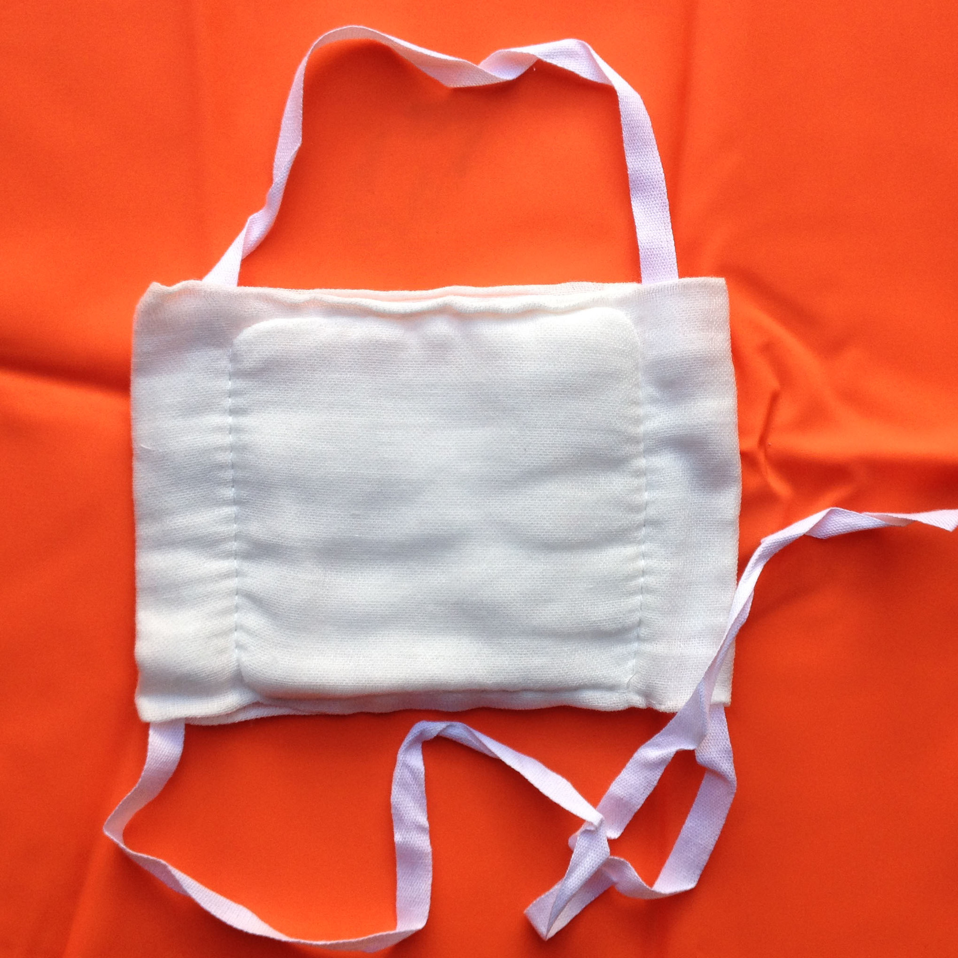 老式脱脂纱布口罩 加厚一次性防尘口罩 白色棉纱布劳保口罩