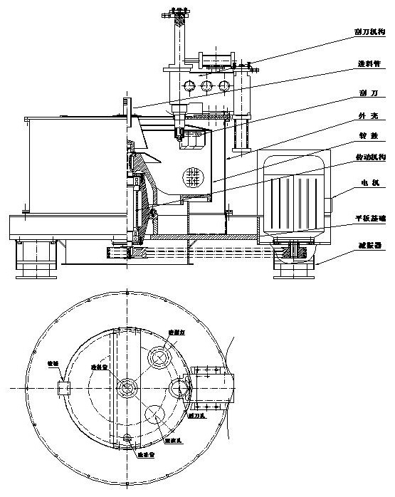 专业供应pgz1000平板全自动刮刀下部卸料离心机 不锈钢离心机