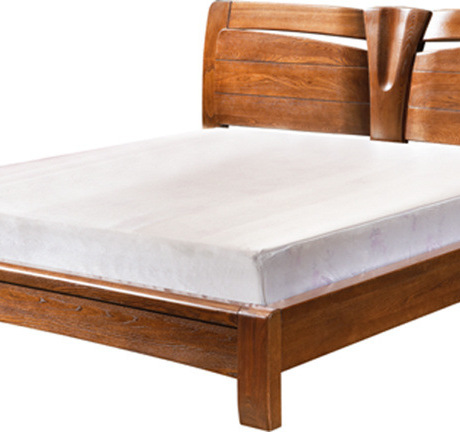 批发供应裕丰家具榆木床杨氏精雕卧室实木床1.8米实木床双人床