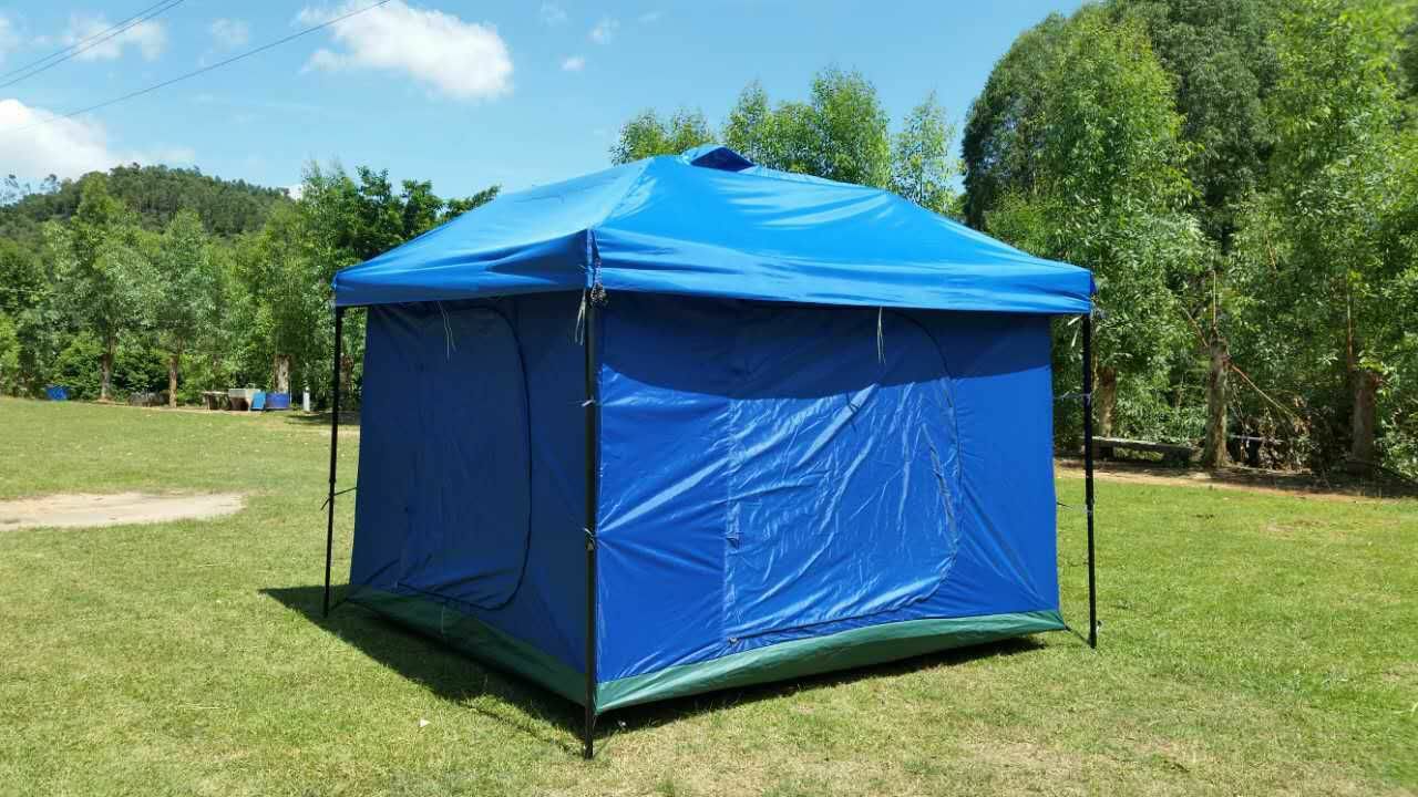 户外天幕 遮雨棚 折叠防蚊帐篷 户外凉篷 折叠遮阳篷 高端帐篷-阿里巴